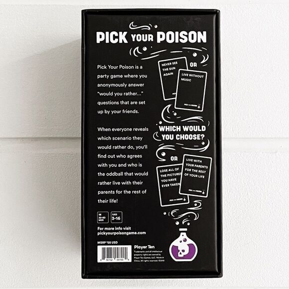 Pick Your Poison Card Game - The "What Would You Rather Do?" Party Game - Picture 5 of 8
